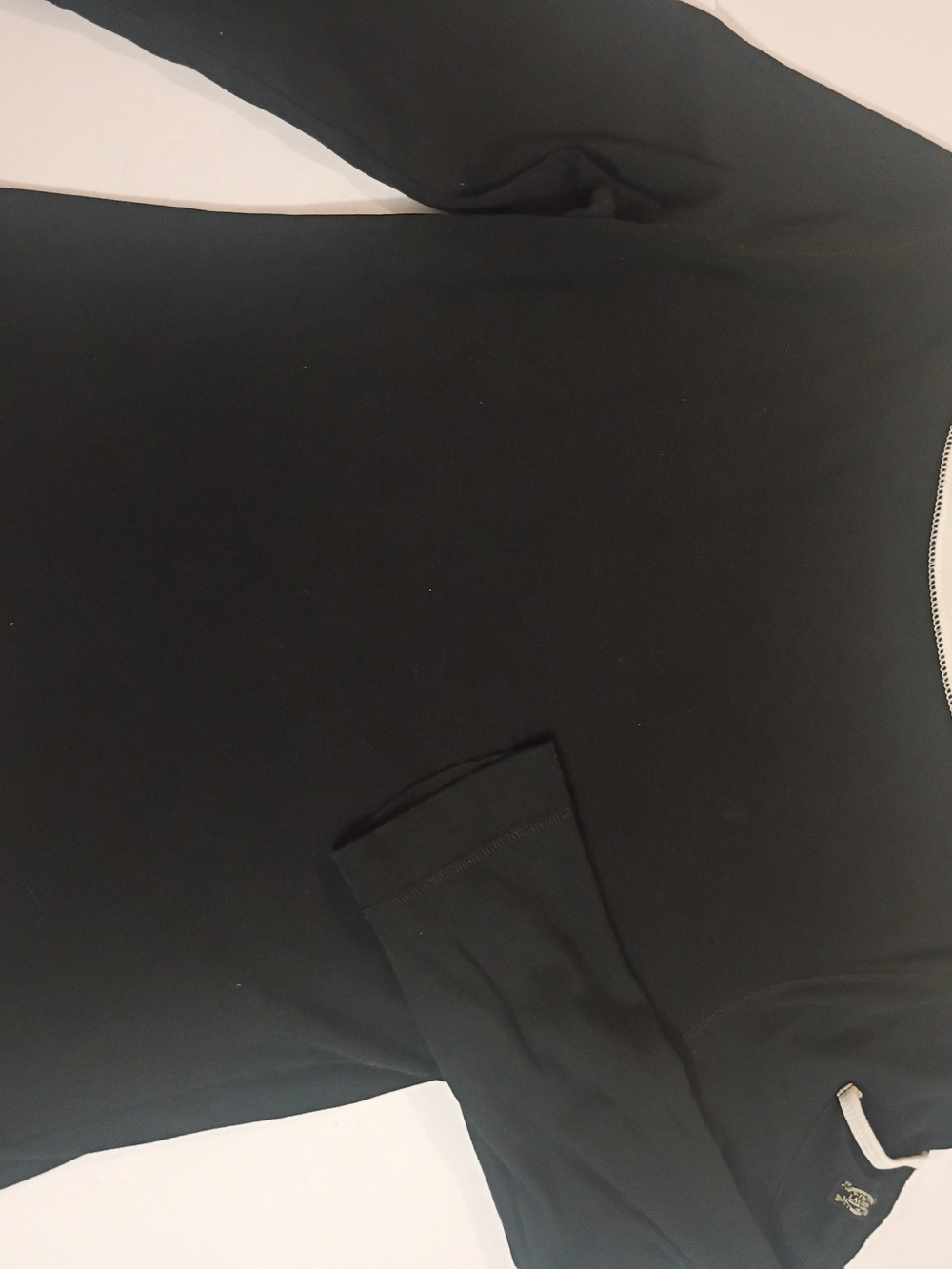 Lauren Ralph Lauren Black Women's Long Sleeve Top Pocket And Button Details
